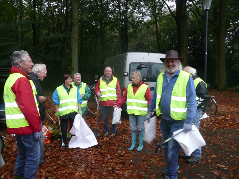 Team van de Afvalopruimers